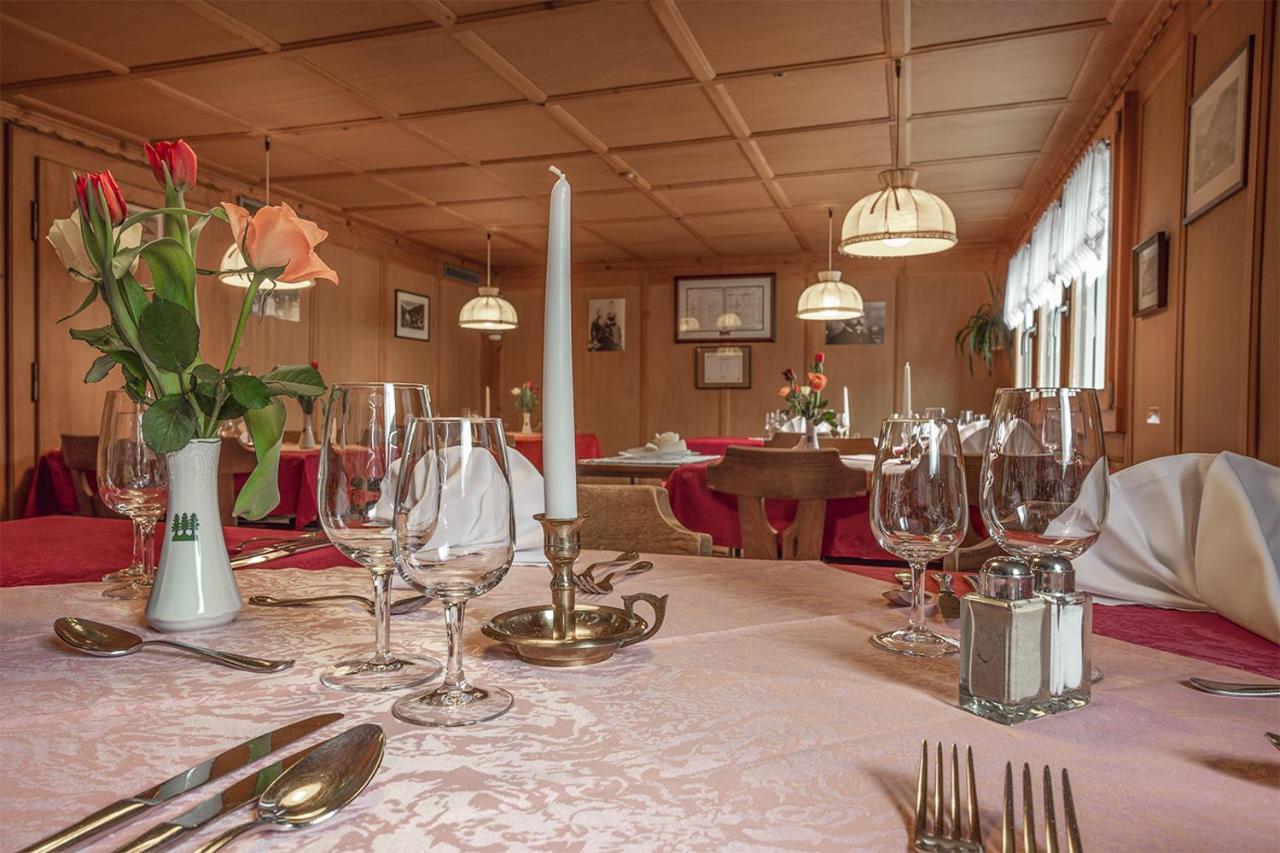 Hotel-Restaurant Drei Tannen 贝尔瓦尔德 外观 照片